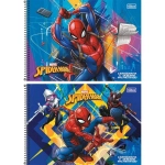 Caderno Espiral Cartografia e Desenho Capa Dura Milimetrado 80 Fls Spider-Man Tilibra