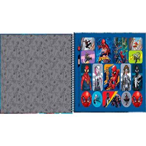 Caderno Espiral Cartografia e Desenho Capa Dura 80 Fls Spider-Man Tilibra