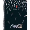 Caderno Espiral Colegial Capa Dura 10 Matérias 160 Fls Coca Cola Tilibra
