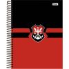 Caderno Espiral Colegial Capa Dura 10 Matérias 160 Fls Flamengo Foroni