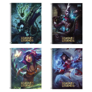 Caderno Tilibra Capa Dura Universitário League Of Legends 1M 80 Fls 309460  28194