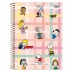 Caderno Espiral Univ. Capa Dura 10 Matérias 160 Fls Snoopy Tilibra