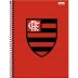 Caderno Espiral Univ. Capa Dura 10 Matérias 160 Fls Flamengo Foroni