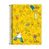 Caderno Espiral Univ. Capa Dura 10 Matérias 160 Fls Simpsons Tilibra 