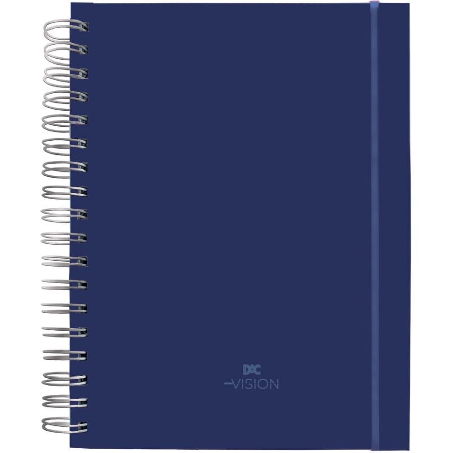 Caderno Espiral Univ. Capa Dura 10 Matérias 80 Fls Smart Vision Azul DAC 3995
