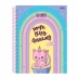 Caderno Espiral Univ. Capa Dura 1 Matéria 80 Fls Be Happy São Domingos