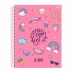 Caderno Espiral Univ. Capa Dura 1 Matéria 80 Fls Be Happy São Domingos
