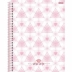 Caderno Espiral Univ. Capa Dura 1 Matéria 80 Fls Rosa Rose São Domingos