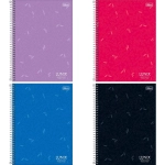 Caderno Espiral Univ Quadriculado Capa Dura 7x7mm 80 Fls Lunix Tilibra