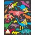Caderno Quadriculado Brochura Univ. 1 x 1cm Capa Dura 40 fls Raptor Tilibra