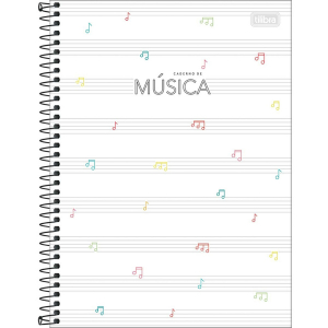 Caderno Espiral Música Univ. Capa Dura 80 Fls Tilibra 306185