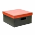 Caixa Organizadora Média Quadrada 29 x 29 x 15cm Metalizada Dello
