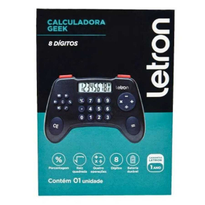 Calculadora Bolso 8 Dígitos Geek Controle Letron