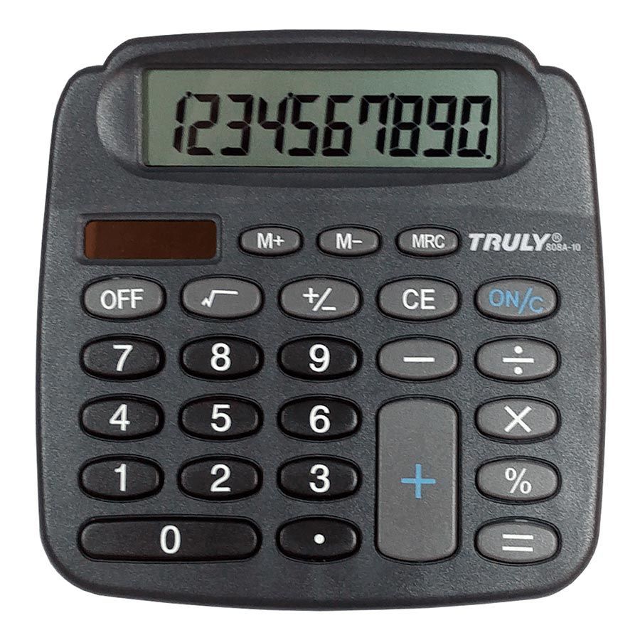 Calculadora Mesa 10 Dígitos Truly 808A-10