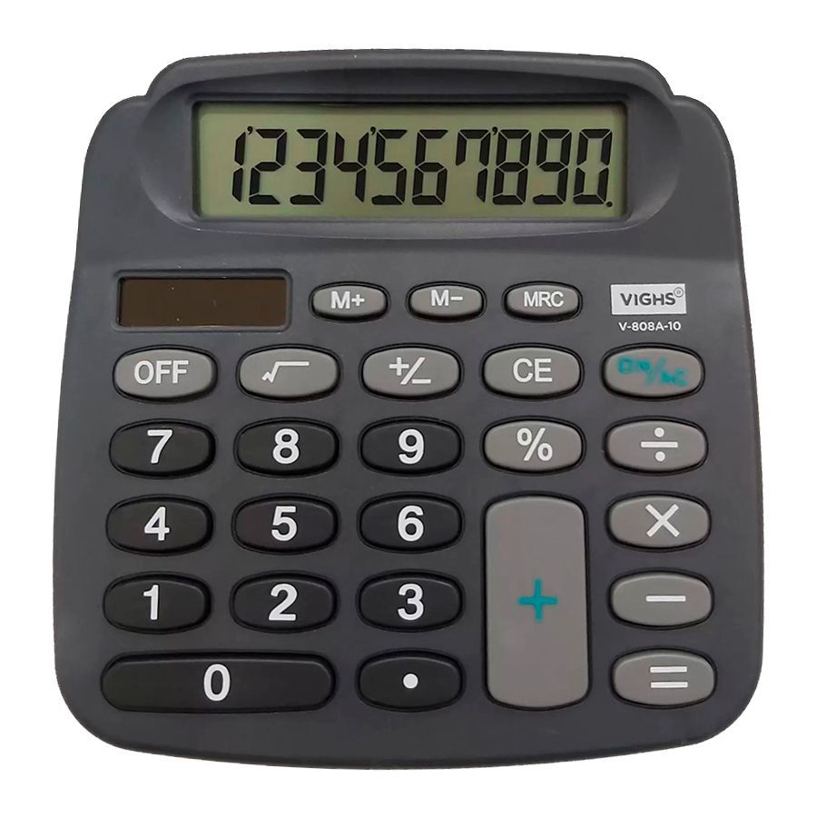 Calculadora Mesa 10 Dígitos Vighs V-808-10
