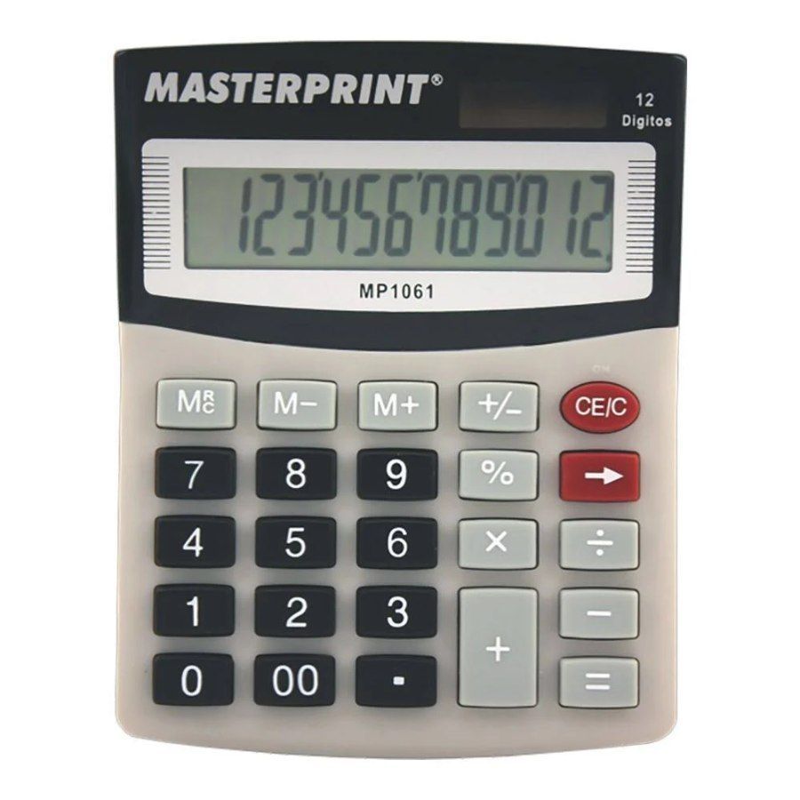 Calculadora Mesa 12 Dígitos Masterprint MP-1061