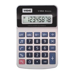 Calculadora Mesa  8 Digitos Vighs V-185A