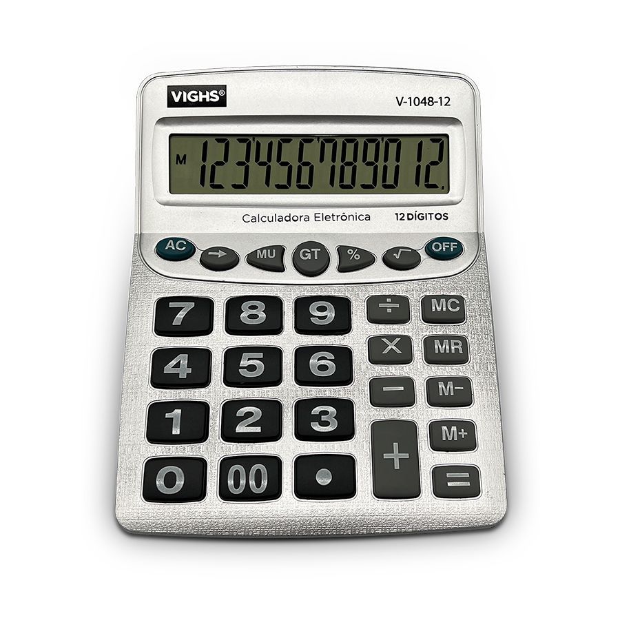 Calculadora Mesa 12 Dígitos Vighs 