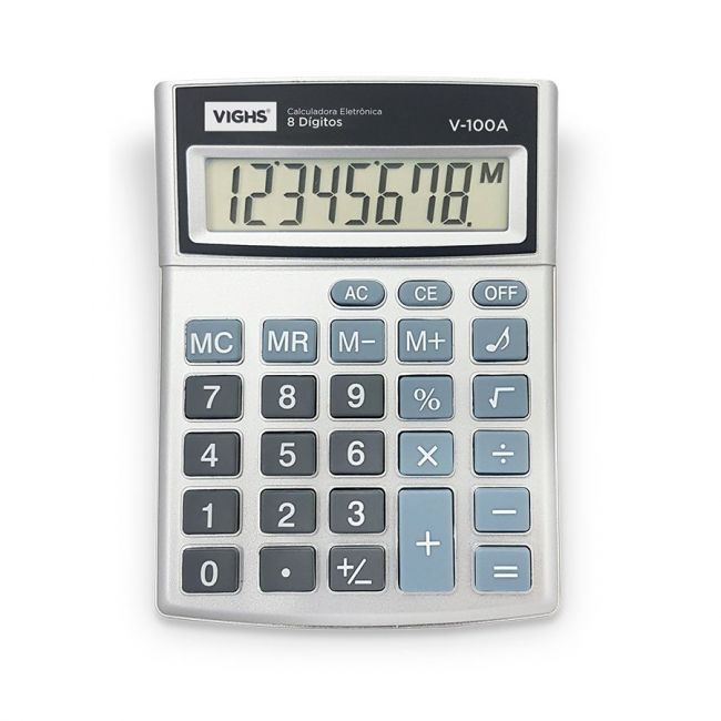 Calculadora Mesa 8 Dígitos Vighs 