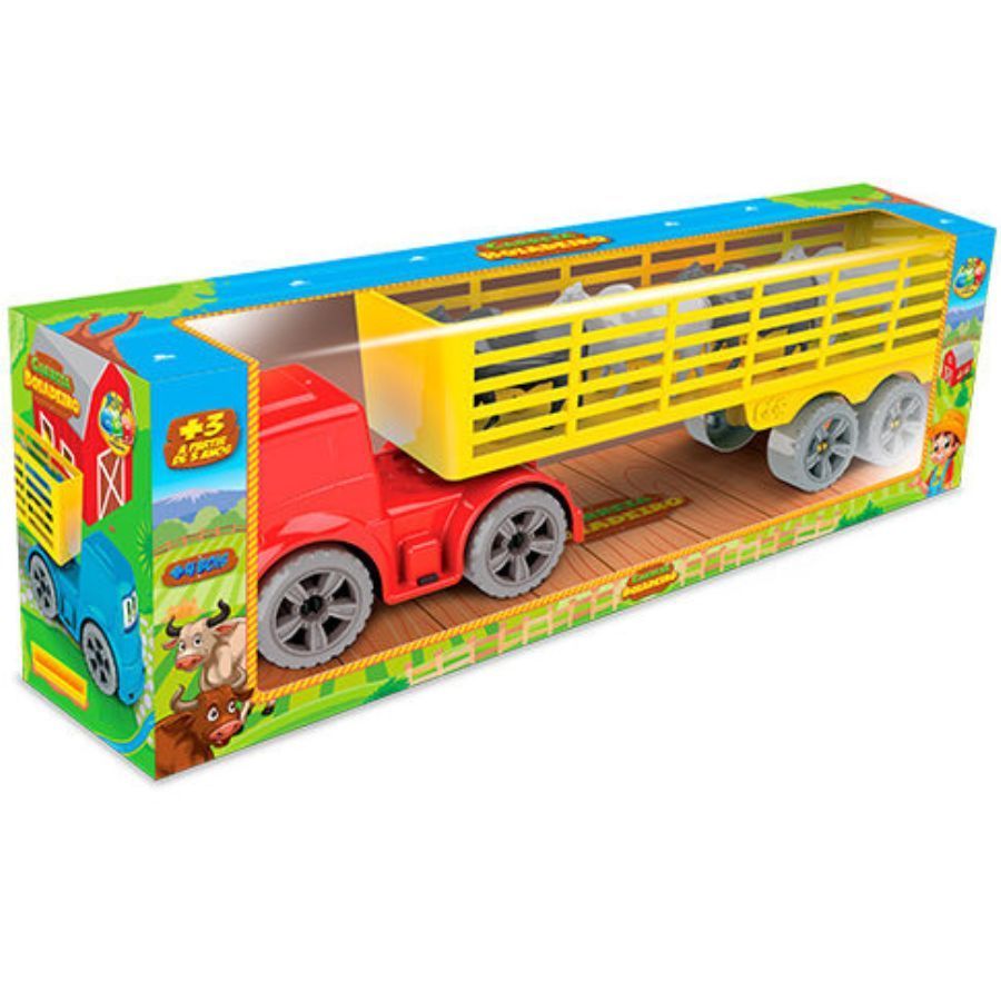 Caminhão Heavy Truck Cegonha Classic Cars Orange Toys 0492 na Papelaria Art  Nova