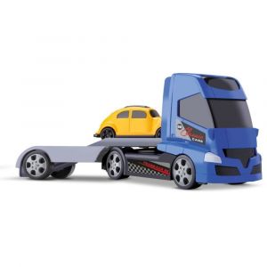 Caminhão Heavy Truck Cegonha Classic Cars Orange Toys 0492