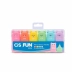 Caneta Marca Texto Cis Fun Mini Pastel Estojo c/6 Unid