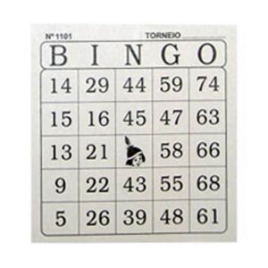 Cartela de Bingo com 100 folhas - Tamoio