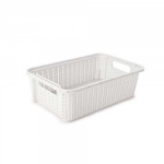 Cestinha Plástica Empilhável Trama 26 x 16 Plasútil 8655