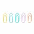 Clips Colorido Sortido Nº 2/0 Tons Pastéis c/50 Unid BRW Soul CL2052