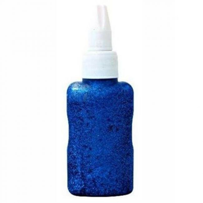 Cola com Glitter 25g Azul Maripel