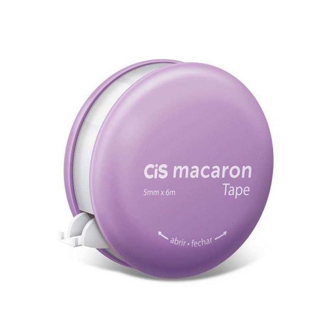 Corretivo Fita 5,0mm x 6,0m Macaron Tape Lilas CIS