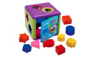 Cubo Plástico Turma da Mônica Formas Geométricas - Elka 420