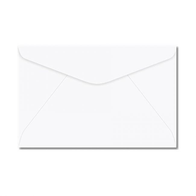 Envelope Branco Visita 63g 72x108mm pct c/25 Unid Foroni 