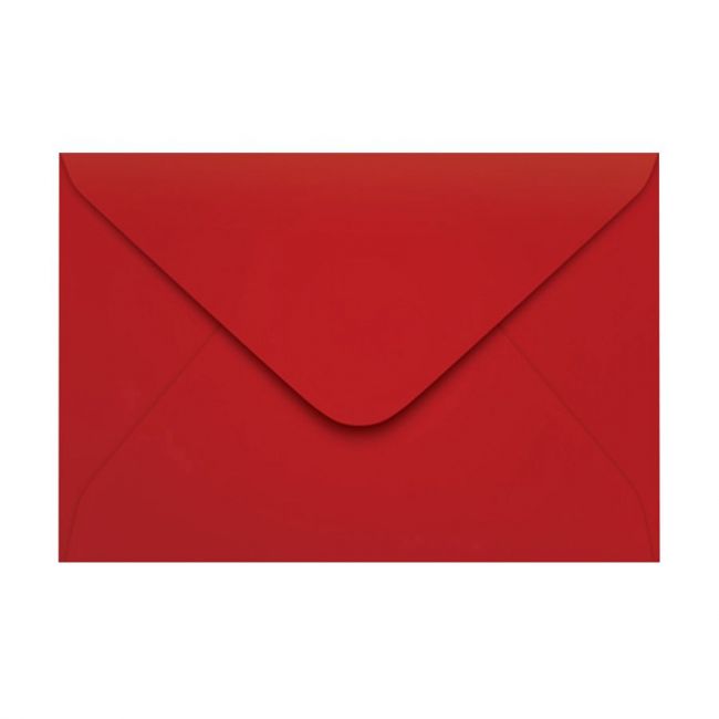 Envelope Color Visita 72x108mm cx c/100 Unid Scrit - Vermelho Tóquio