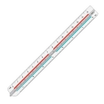Escalímetro Triangular Mini 15cm Trident ME-15