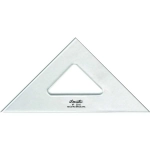 Esquadro Acrílico Técnico 16 x 45º Trident sem Escala 2516