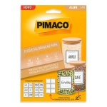 Etiqueta InkJet Laser A5 Branca para Potes 68mm x 70mm 3Fls Pimaco 970834
