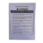 Etiqueta InkJet Laser Carta 30 E.F 25,4 x 66,7mm cx c/100 Fls Colacril CC180 Economica