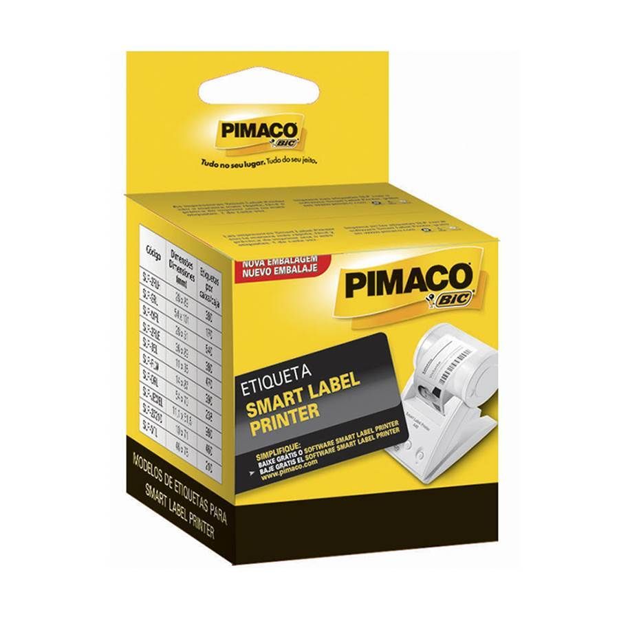 Etiqueta Térmica Smart Label Pimaco SLP-MRL 28 x 51mm 2 Rolos - 640 Etiq