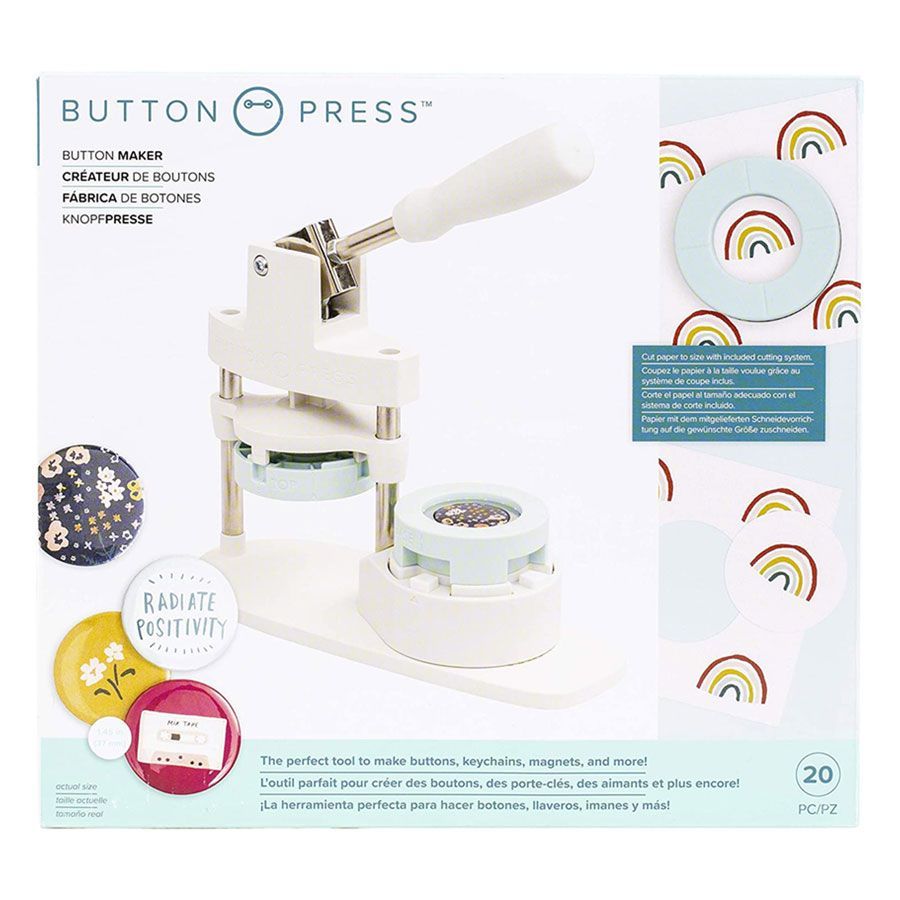 Ferramenta de Fazer Botons (Button Press) We R 660524