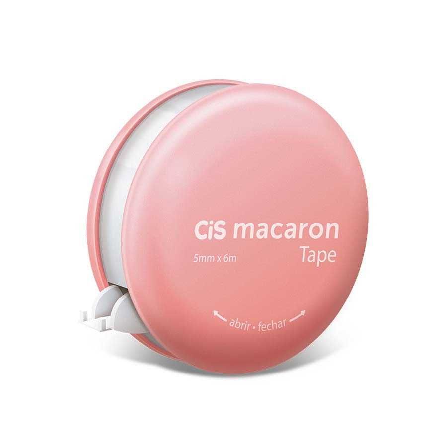 Corretivo Fita 5,0mm x 6,0m Macaron Tape Rosa CIS