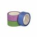 Fita Estampada Washi Tape 15mm x 5m Glitter c/1 Unid Sortido