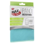 Pano para Limpeza Microfibra 30,0 x 39,5cm Poliéster Vidro Azul Clink CK4195