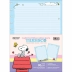 Folha para Caderno Disco Univ. Pautado 50 Fls 90g Decorado Snoopy Tilibra 356875