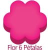 Furador Jumbo Premium Flor 6 Petalas 25mm Make +