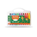 Giz de Cera Retrátil 12 Cores Color Gel Leo e Leo 72304