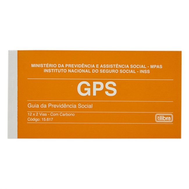 GPS Carnê (Guia Previdência Social) 12x2 folhas - Tilibra