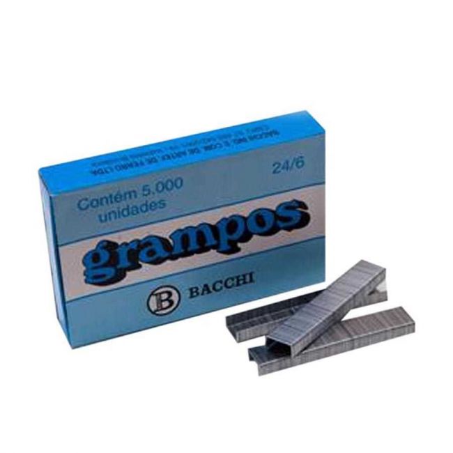 Grampo Rapid 24/06 Bacchi c/5000 Unid