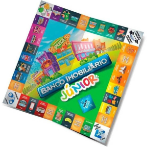 Jogo De Tabuleiro Banco Imobiliário Mesa Brinquedo Educativo