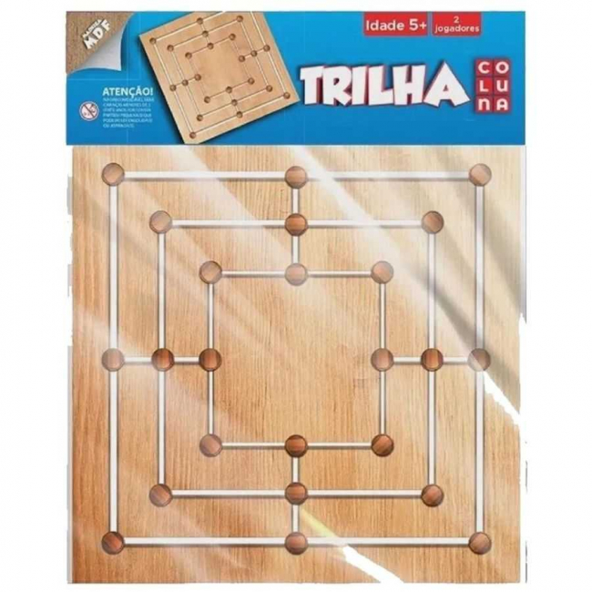 Jogo de Tabuleiro Trilha MDF Coluna 790693